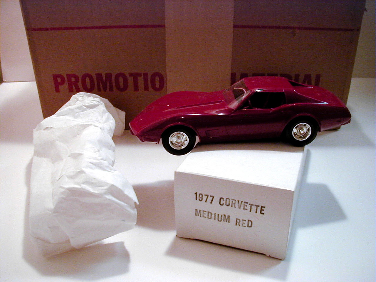 Corvette 1977 Promo Model From GM - Click Image to Close